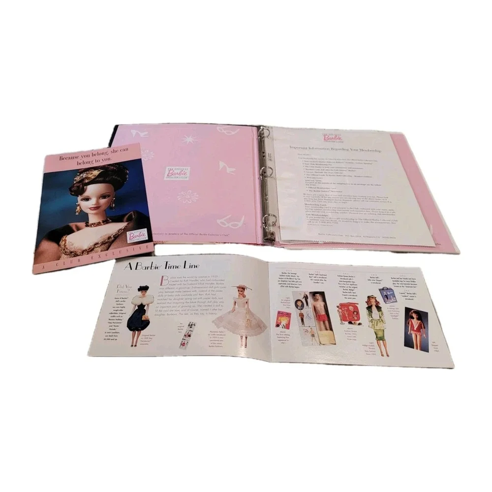 1998 BARBIE COLLECTOR'S‎ CLUB 2nd Edition Binder